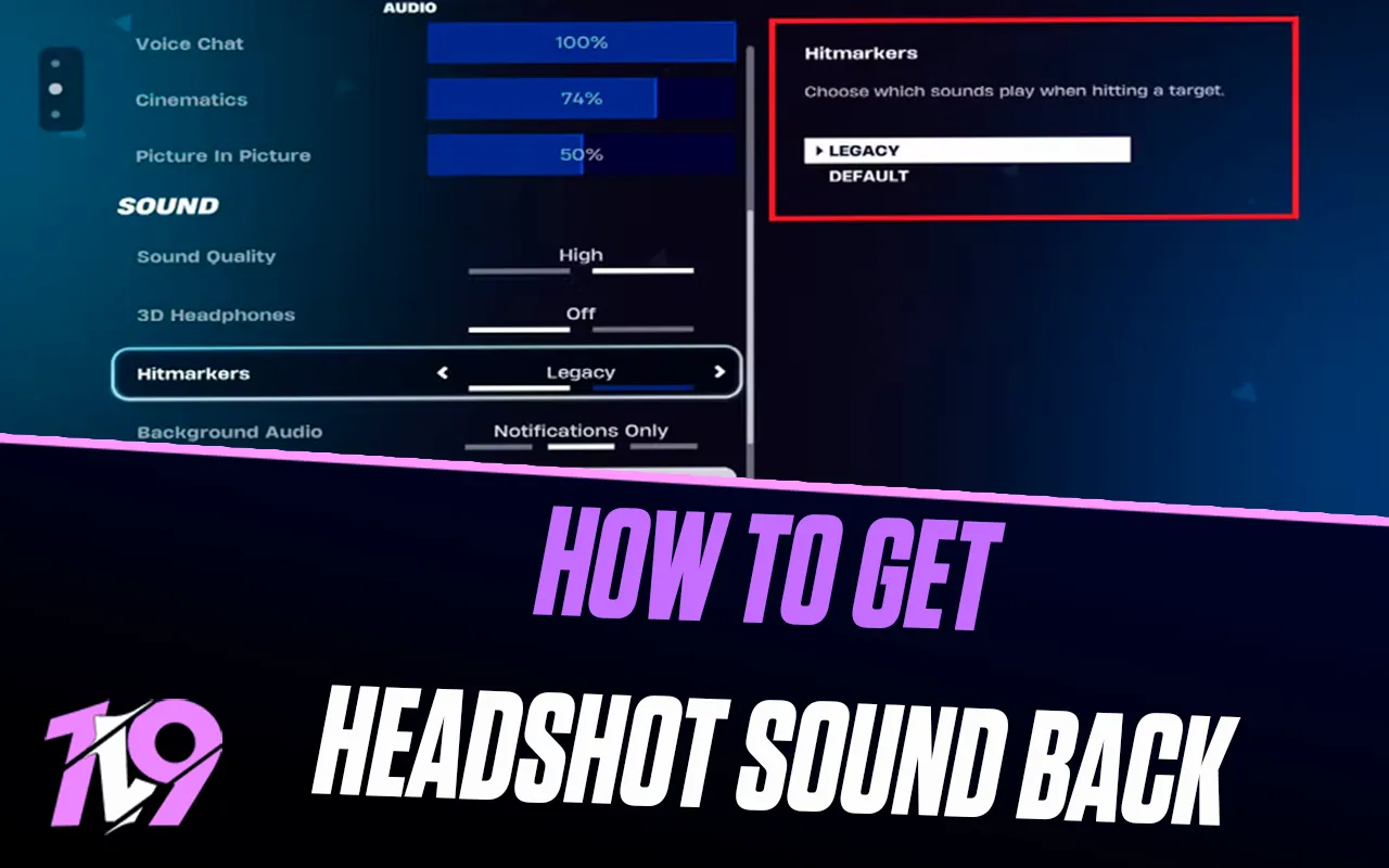 How To Get OG Headshot Sound Back in Fortnite